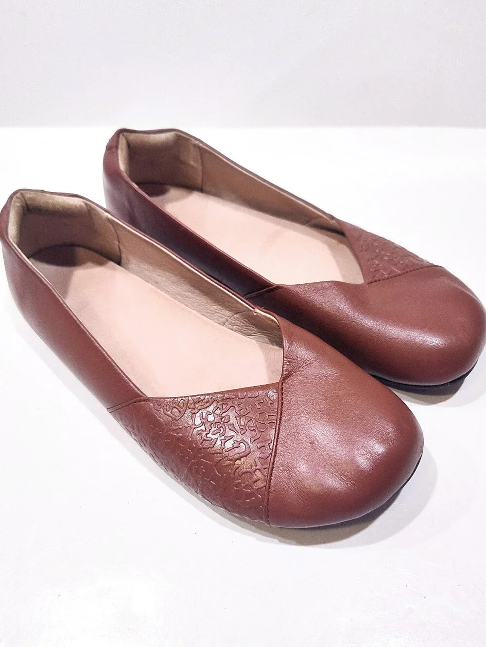 Xero Shoes Phoenix Women’s Size 11.5 US Brown Leather Ballet Flats Comfort